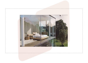 habitación vidrio