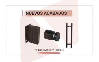acabados en negro mate y brillo