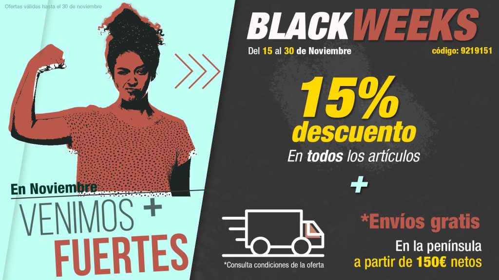 Black weeks descuentos aramar