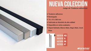 Tiradores Adhesivos