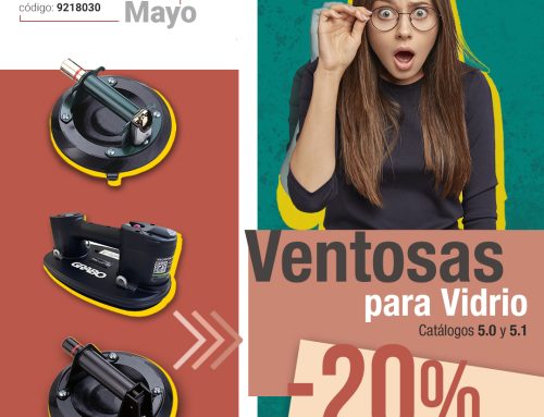 ¡Oferta Especial: 20% de Descuento en ventosas para vidrio profesionales!