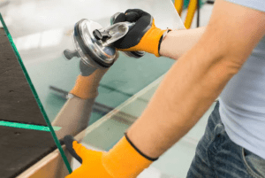 Colocación de vidrio