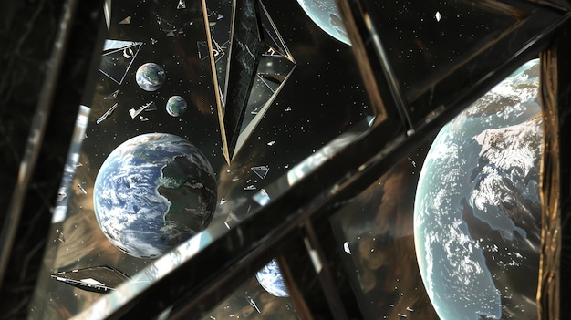 El vidrio en el espacio