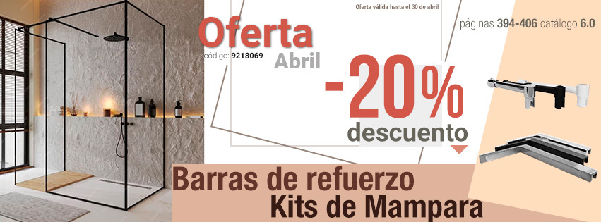 perfil abisagrado para mampara