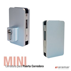 Cerradura para puerta corredera mini