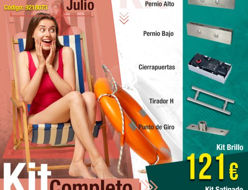 Arrancamos julio con una oferta cerrada en kit para puerta batiente